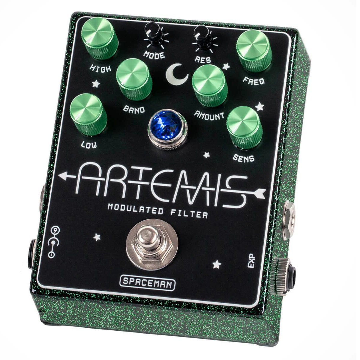 Spaceman Effects Artemis Modulated Filter Pedal, Uranium Sparkle