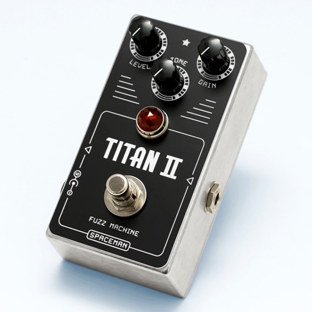 Spaceman Titan II Silver Edition Fuzz Machine Guitar Effects Pedal