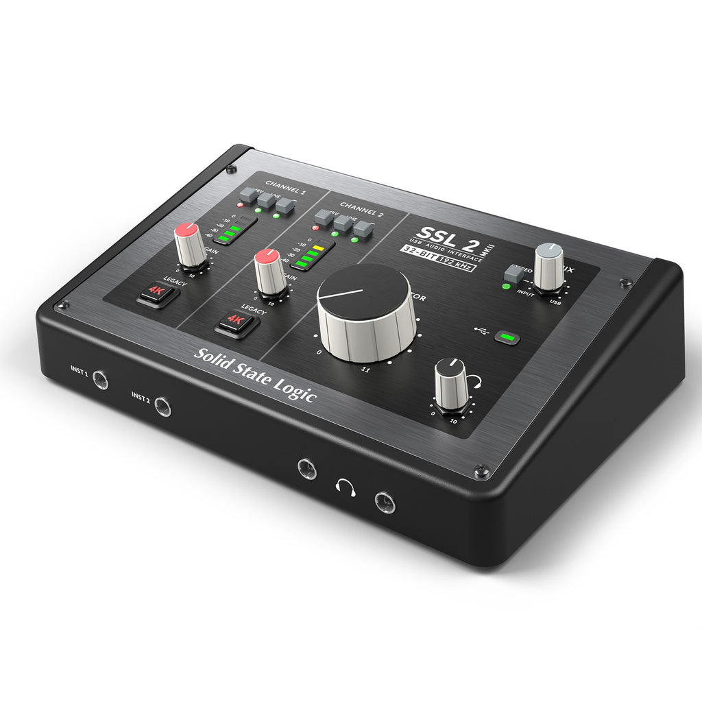 Solid State Logic SSL 2 MKII USB Audio Interface with 2 High-Performance Mic Pres