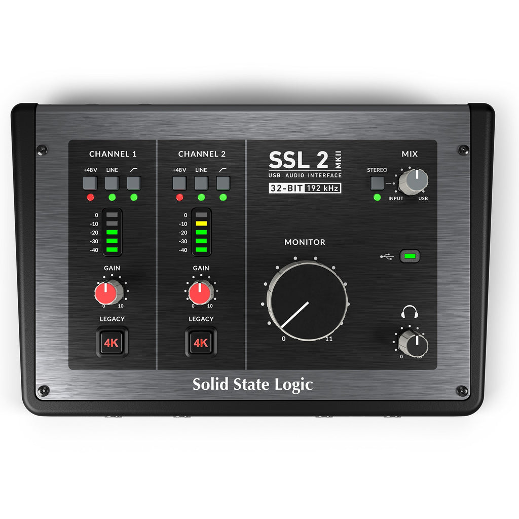 Solid State Logic SSL 2 MKII USB Audio Interface with 2 High-Performance Mic Pres