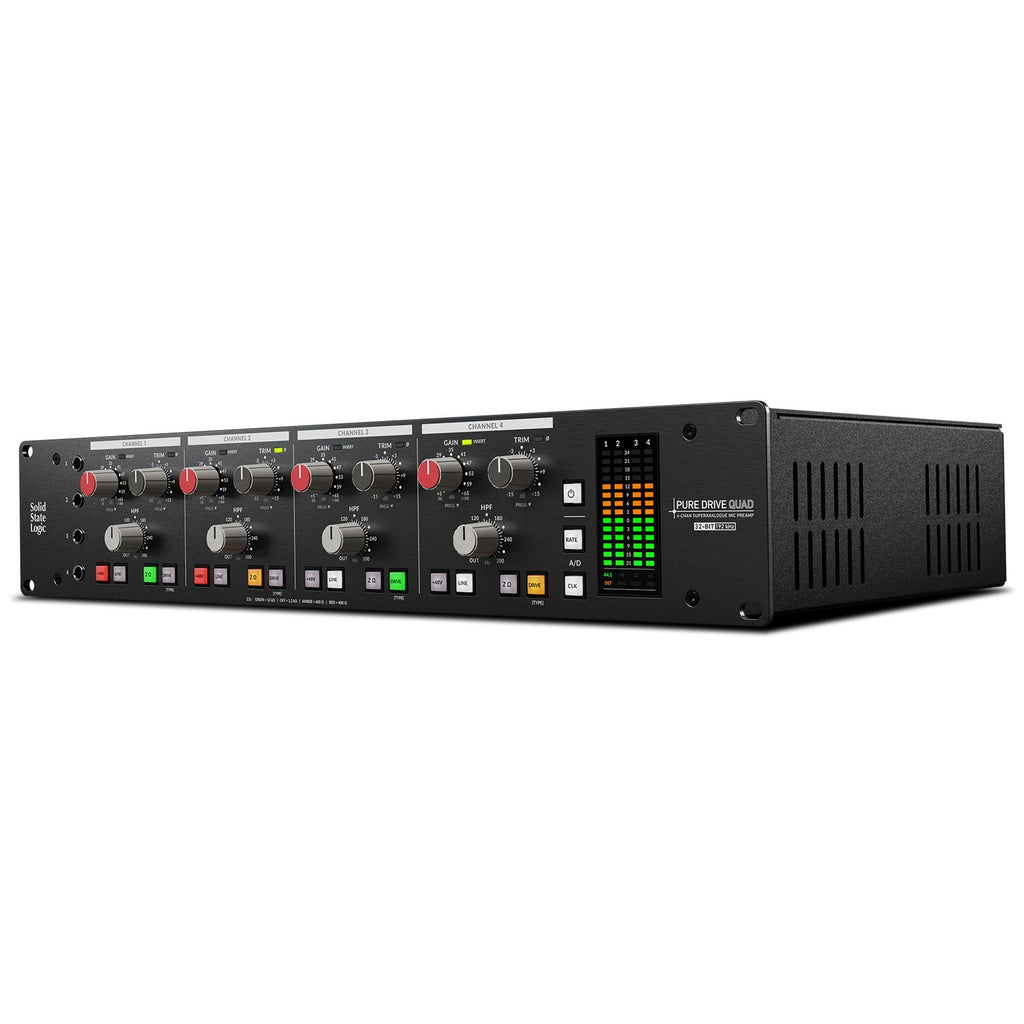 SSL Solid State Logic PureDrive Quad Four-Channel High-Performance Microphone Preamp