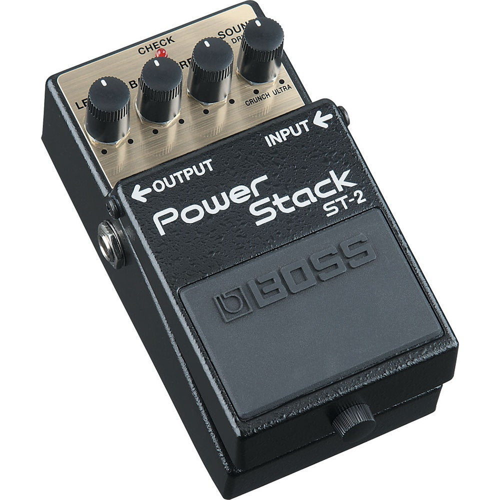 BOSS ST-2 Power Stack Overdrive High Gain Distortion Guitar Effects Pedal (B-STOCK)