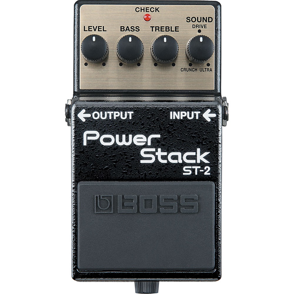 BOSS ST-2 Power Stack Overdrive High Gain Distortion Guitar Effects Pedal (B-STOCK)