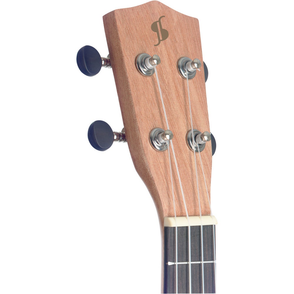 Stagg UC-30 Traditional Concert Uke Ukulele w/ Gig Bag, Sapele Top