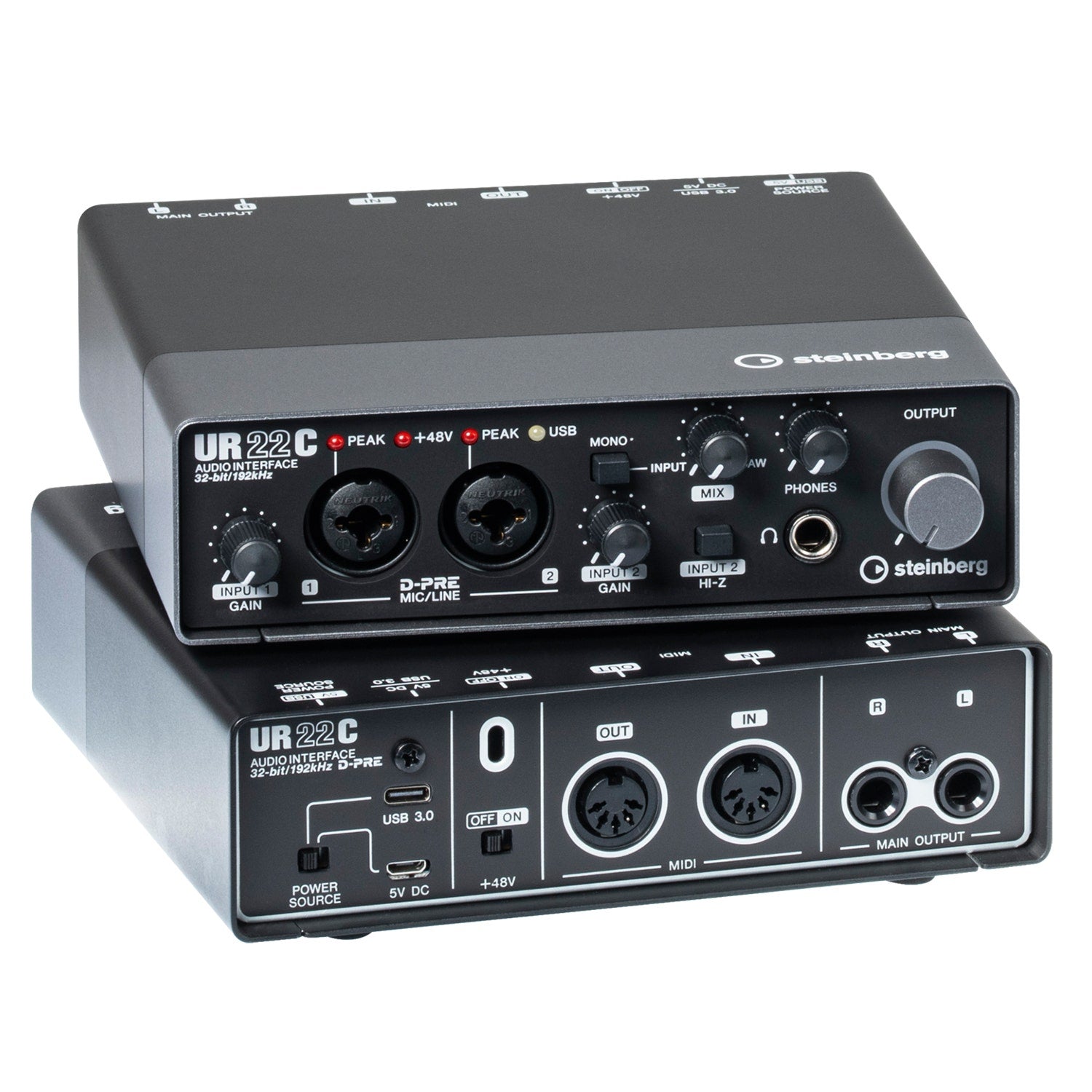 Steinberg UR22C 2x2 USB 3.0 Audio Recording Interface, 32-bit / 192kHz (B-STOCK)