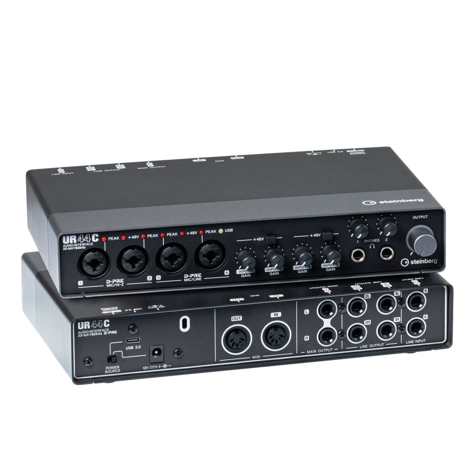 Steinberg UR44C 6x4 USB 3.0 Audio Recording Interface, 32-bit / 192kHz (B-STOCK)