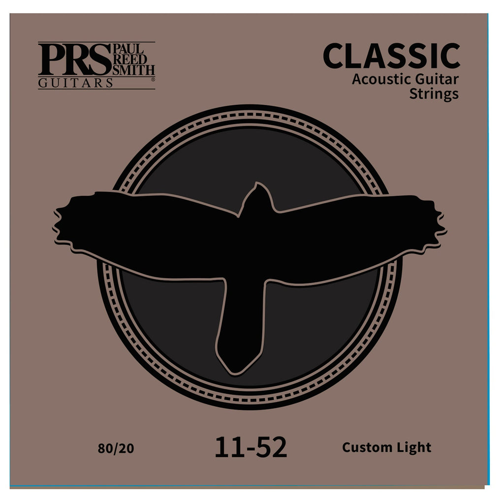 PRS Paul Reed Smith Classic Acoustic Guitar Strings 80/20 Bronze, Custom Light 11-52