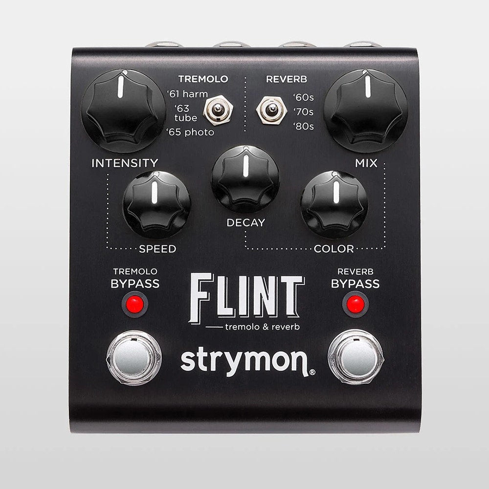 Strymon Engineering Flint Tremolo & Reverb Pedal, Black Knob Edition