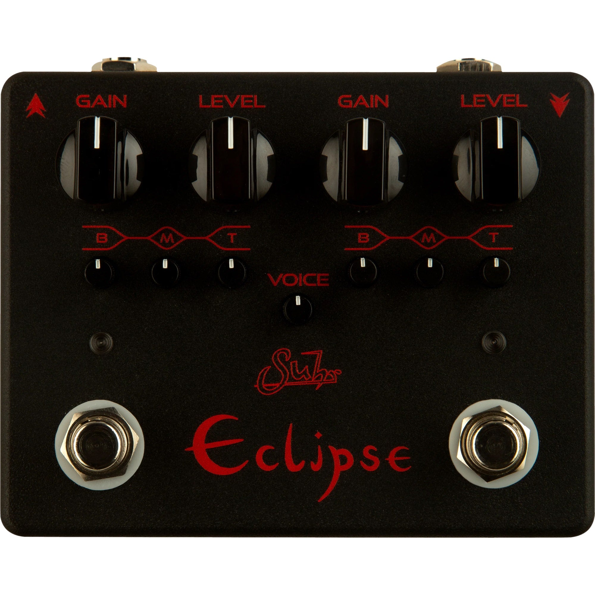 Suhr Eclipse Dual Overdrive / Distortion Guitar Effects Pedal, Black Edition