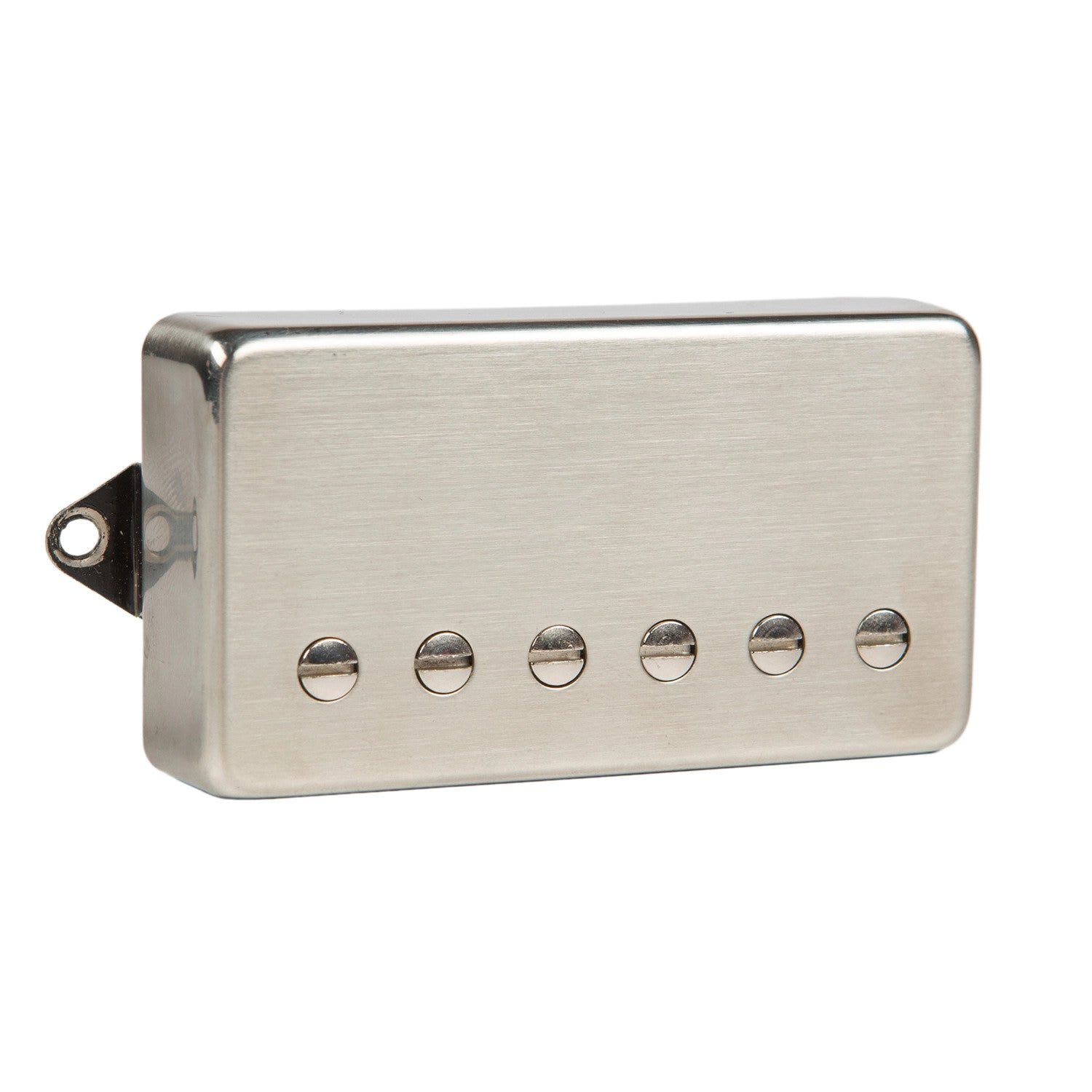 Suhr SSH Single Screw Hot Humbucker Guitar Pickup, Bridge Position, 50mm, Raw Nickel Cover