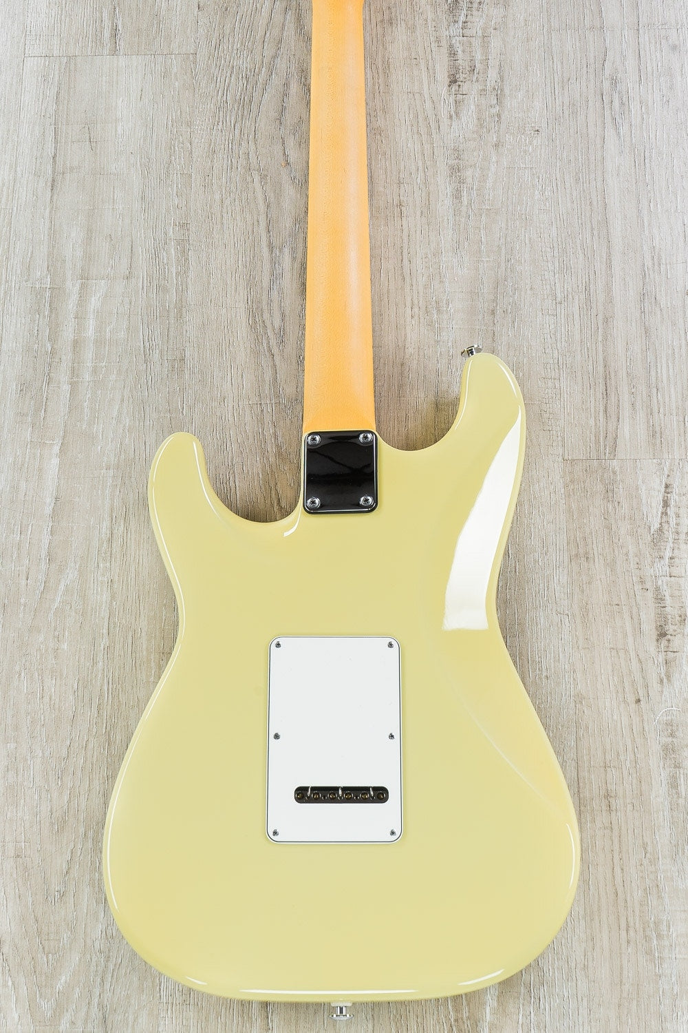 Suhr Classic S SSS Electric Guitar, Maple Fingerboard, SSCII, Deluxe Gig Bag - Vintage Yellow