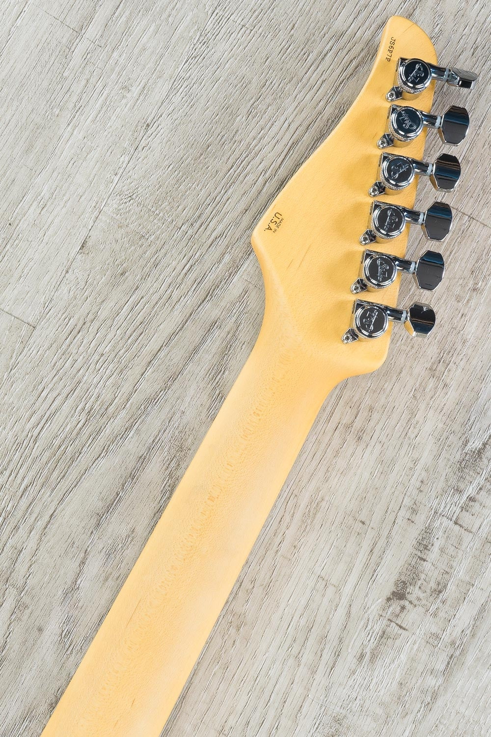 Suhr Classic S SSS Electric Guitar, Maple Fingerboard, SSCII, Deluxe Gig Bag - Vintage Yellow