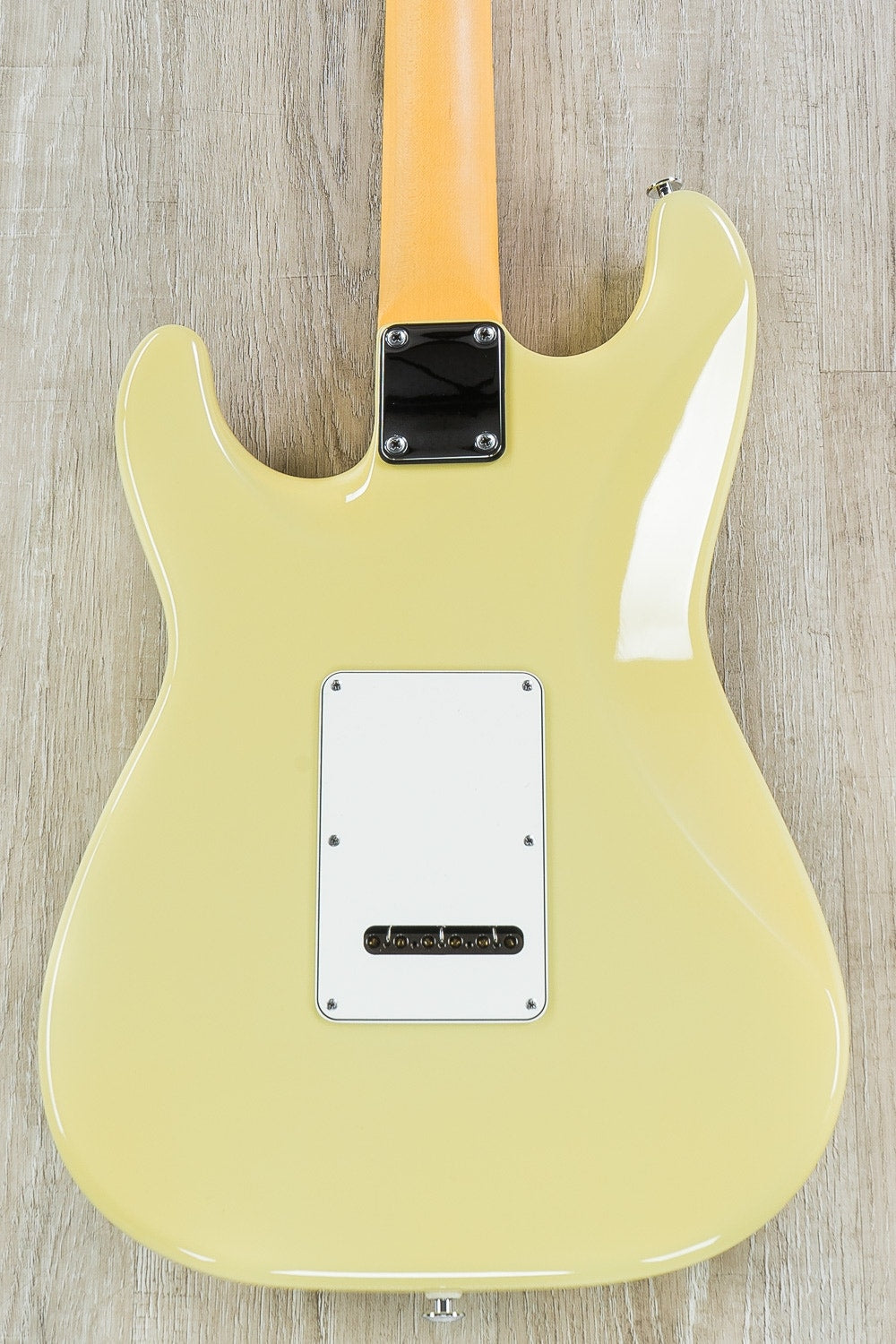 Suhr Classic S SSS Electric Guitar, Maple Fingerboard, SSCII, Deluxe Gig Bag - Vintage Yellow