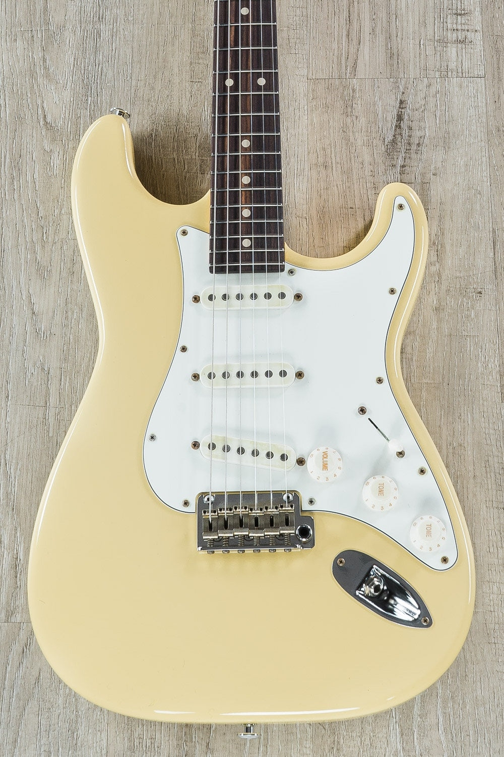 Suhr Classic S Antique SSS Electric Guitar, Indian Rosewood Fingerboard, SSCII, Deluxe Gig Bag - Vintage Yellow