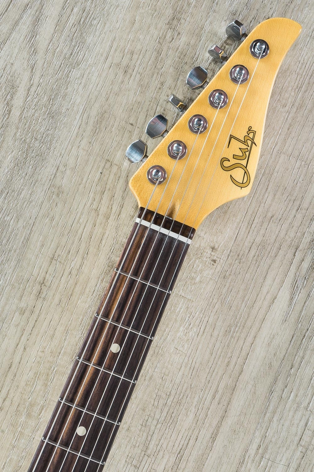 Suhr Classic S Antique SSS Electric Guitar, Indian Rosewood Fingerboard, SSCII, Deluxe Gig Bag - Vintage Yellow