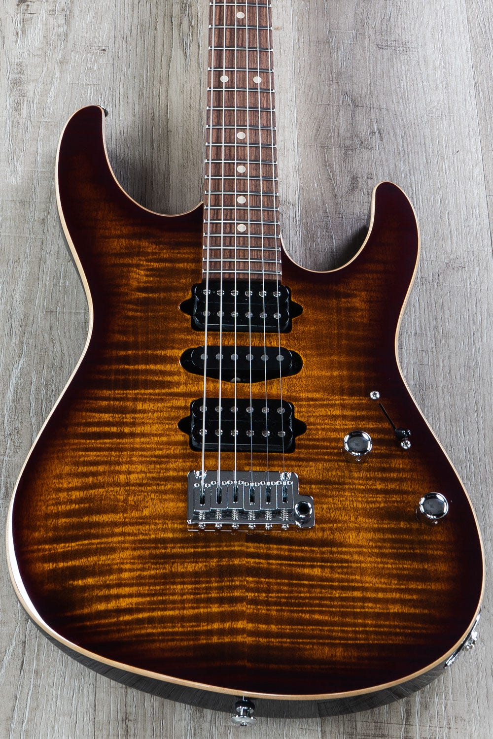Suhr Modern Plus Electric Guitar, HSH. Pau Ferro Fretboard- Bengal Burst