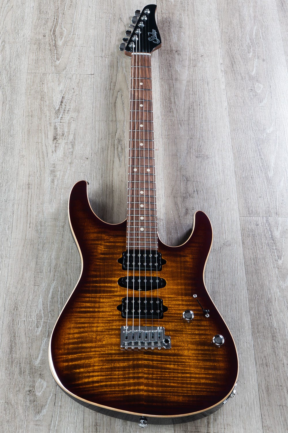 Suhr Modern Plus Electric Guitar, HSH. Pau Ferro Fretboard- Bengal Burst