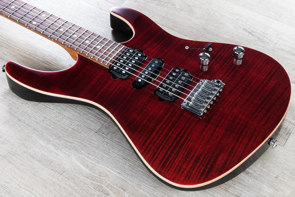 Suhr Modern Plus Electric Guitar, HSH. Pau Ferro Fingerboard, Chili Pepper Red