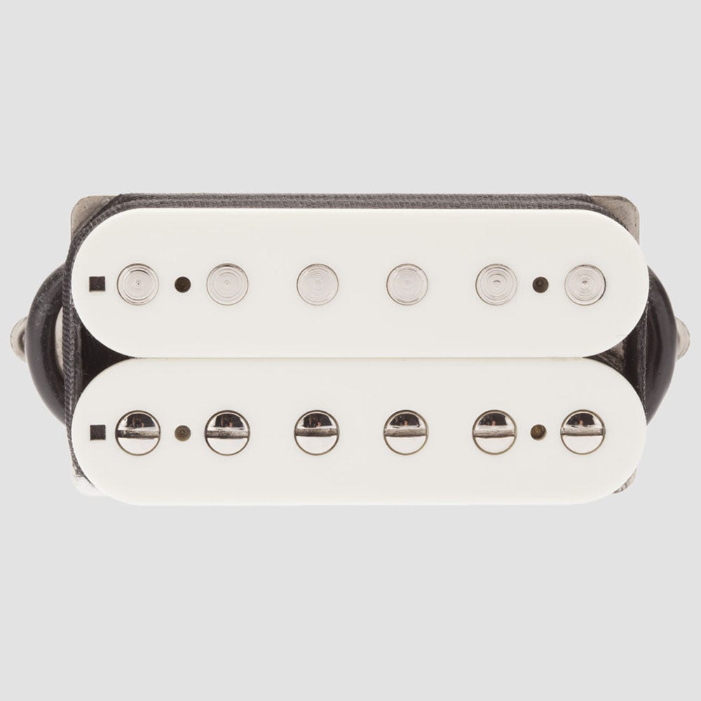 SUHR SSH PLUS, SINGLE SCREW HOT HUMBUCKER PICKUP, BRIDGE 53MM, WHITE