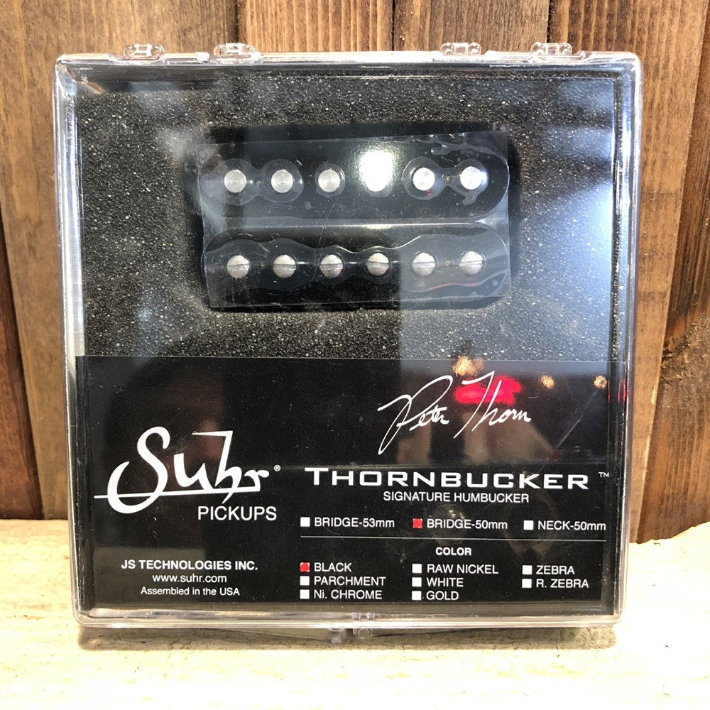 Suhr Thornbucker Guitar Pickup, Bridge Position, 50mm Spacing, Black
