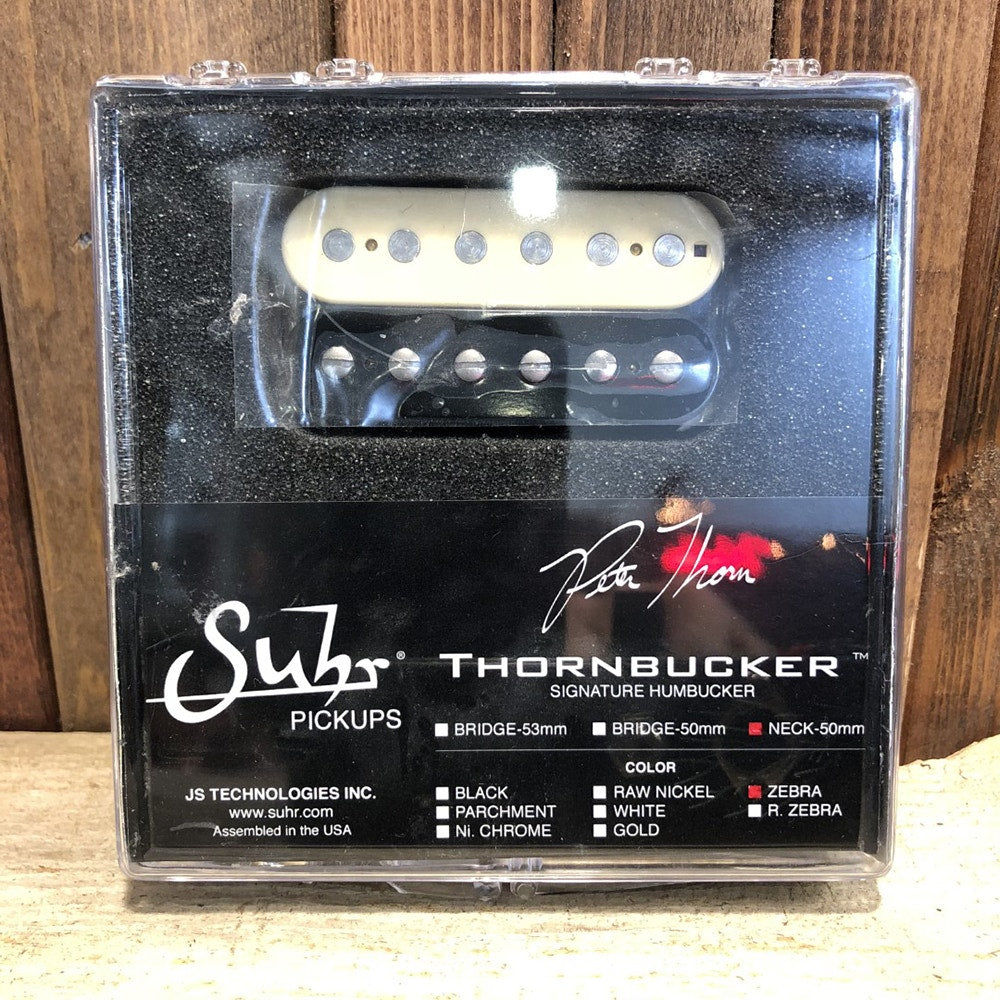 Suhr Thornbucker Guitar Pickup, Neck Position, Zebra