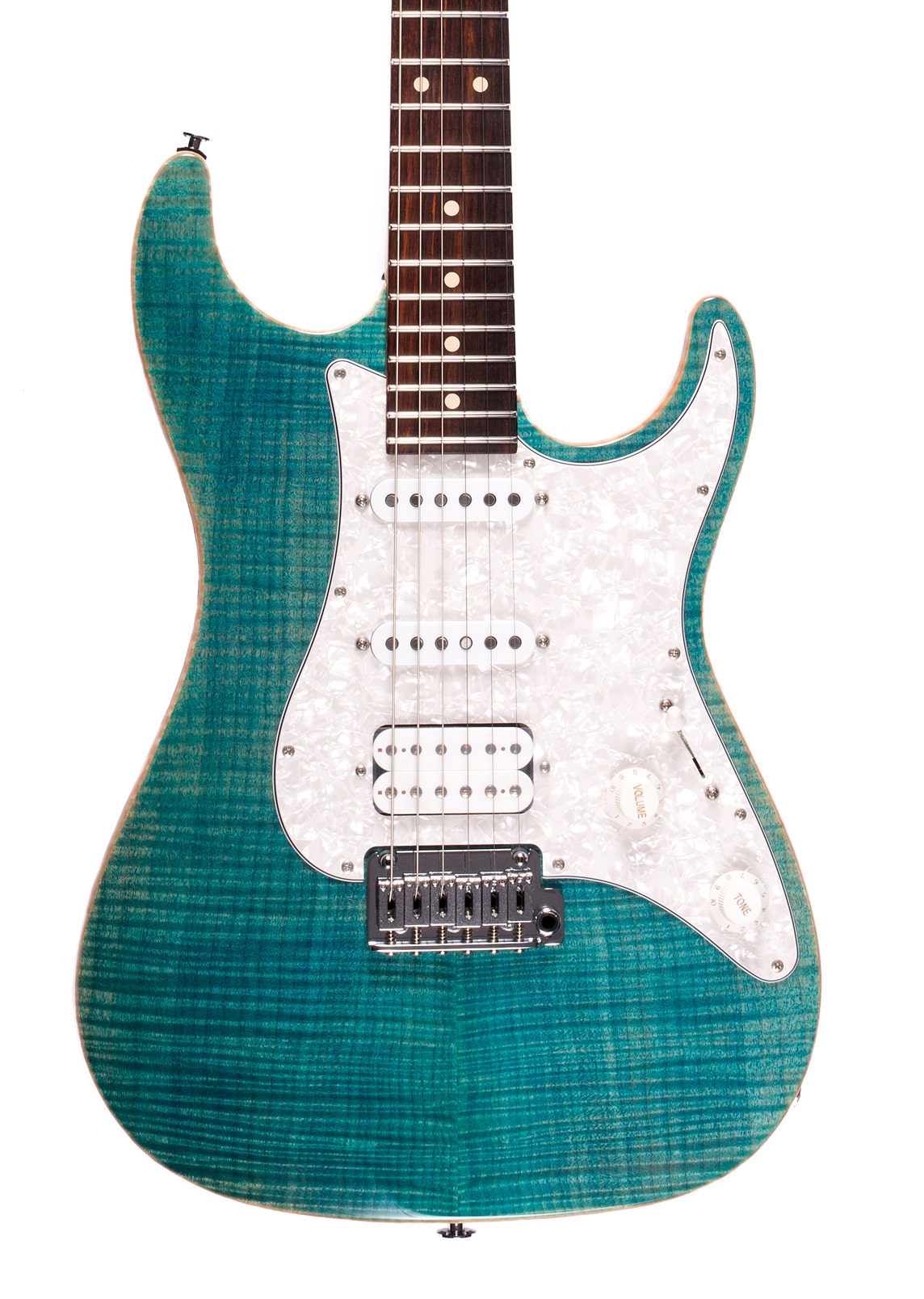 Suhr Standard Pro Electric Guitar with Indian Rosewood Fingerboard - Bahama Blue