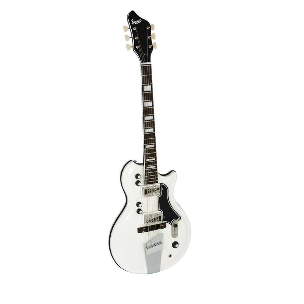Supro 1524EW Americana Series Dual-Tone Semi-Hollowbody Electric Guitar - Ermine White