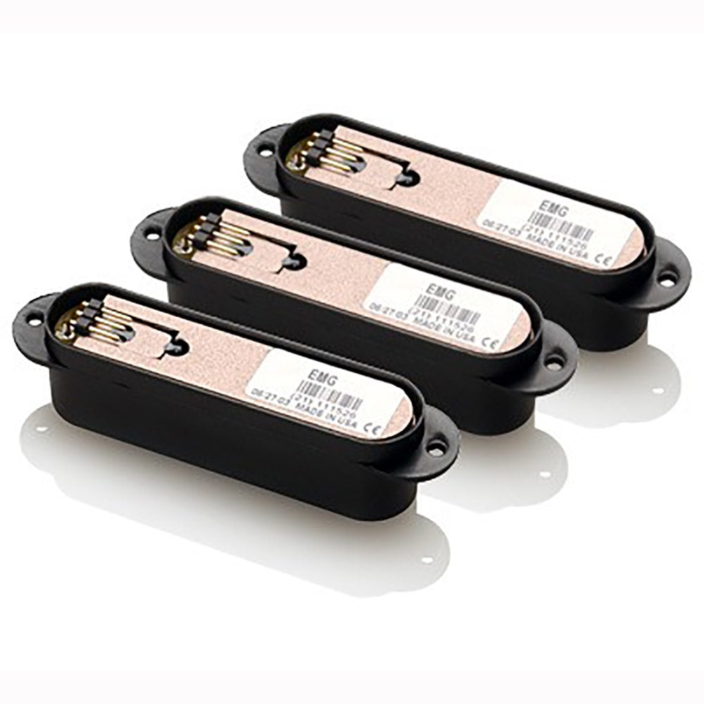 EMG SV Strat Replacement Humbucker Pickup Set - Black
