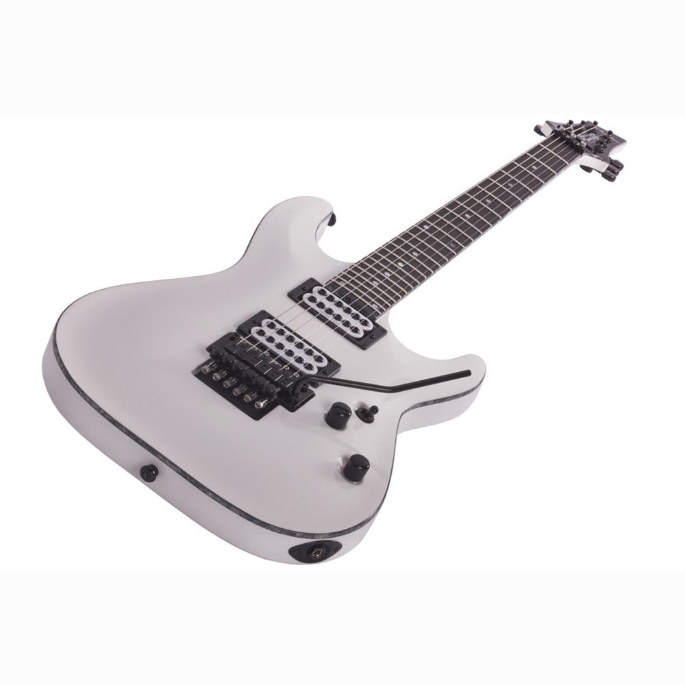 Schecter C-1 FR "City Of Evil" Electric Guitar with Seymour Duncan Pickups - Gloss White