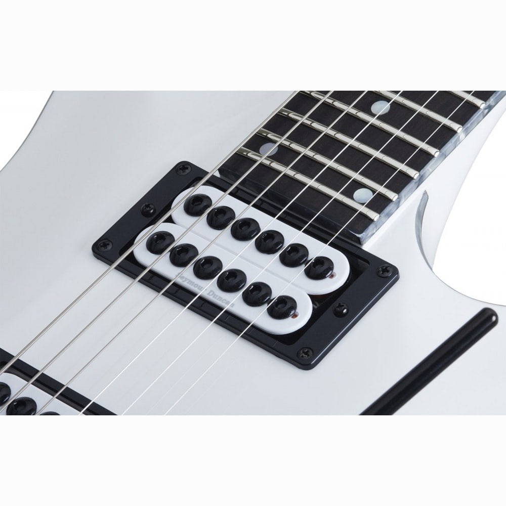 Schecter C-1 FR "City Of Evil" Electric Guitar with Seymour Duncan Pickups - Gloss White