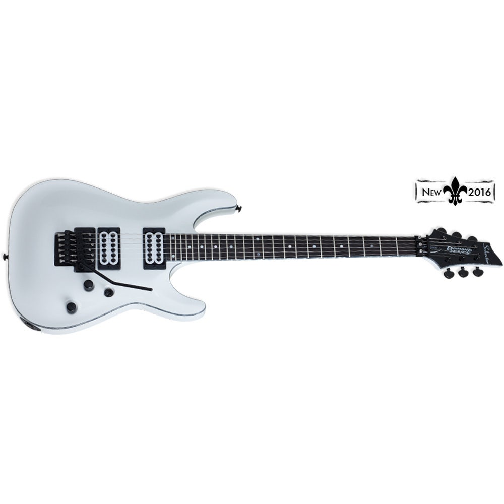 Schecter C-1 FR "City Of Evil" Electric Guitar with Seymour Duncan Pickups - Gloss White