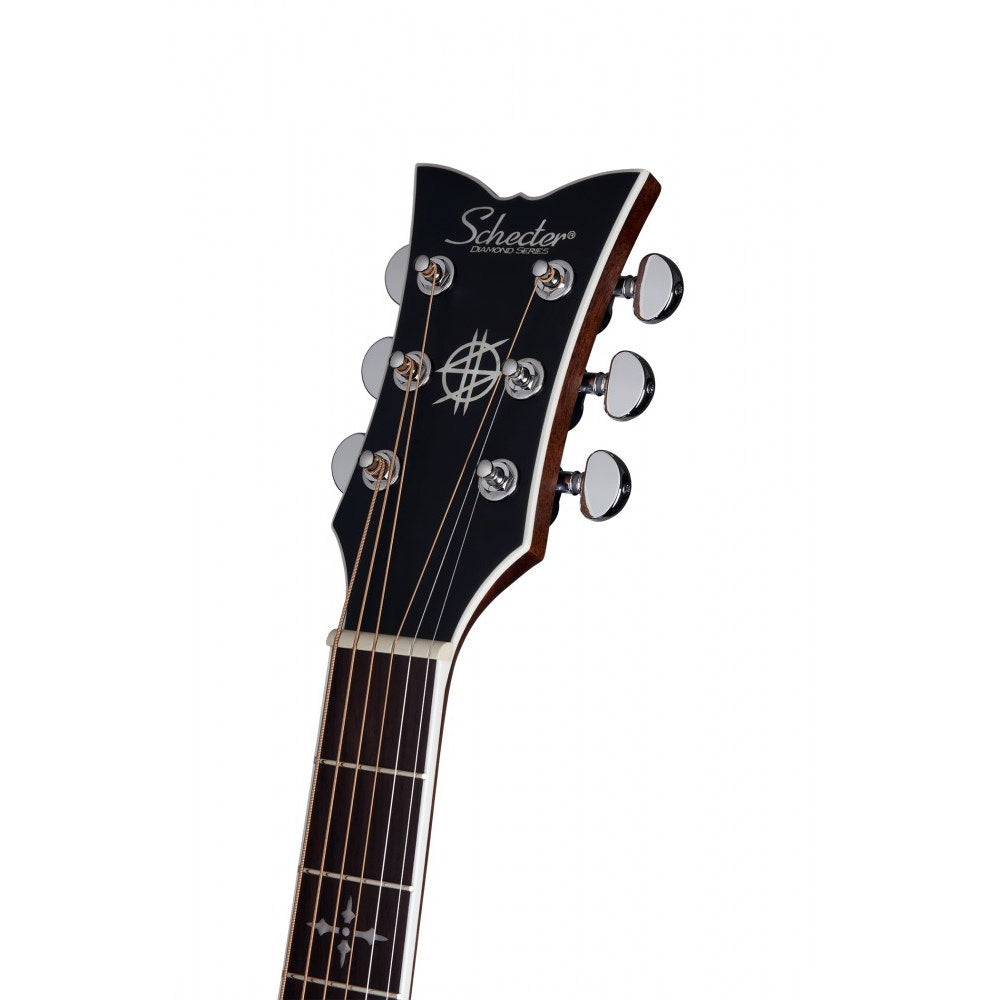 Schecter SYN GA SC Synyster Gates Signature Acoustic Guitar - Trans Black Burst Satin