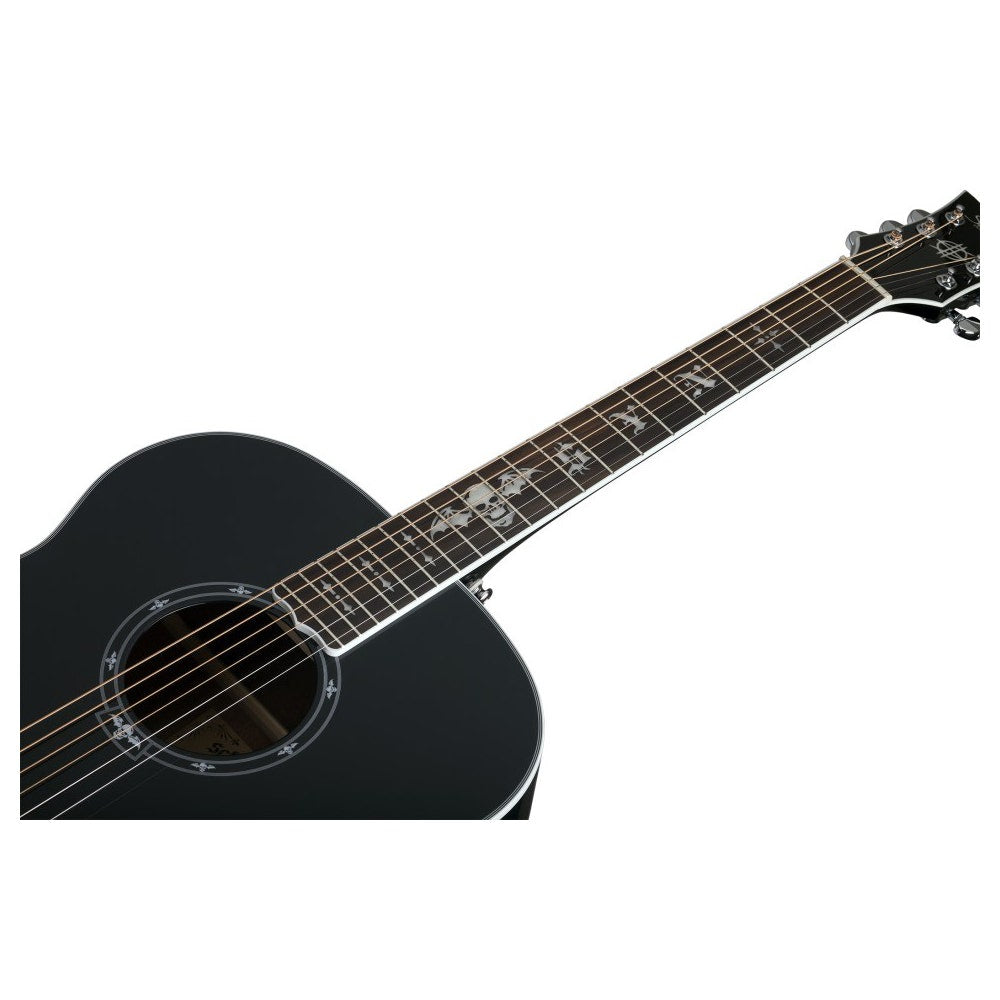 Schecter SYN J Synyster Gates Signature Acoustic Guitar - Gloss Black