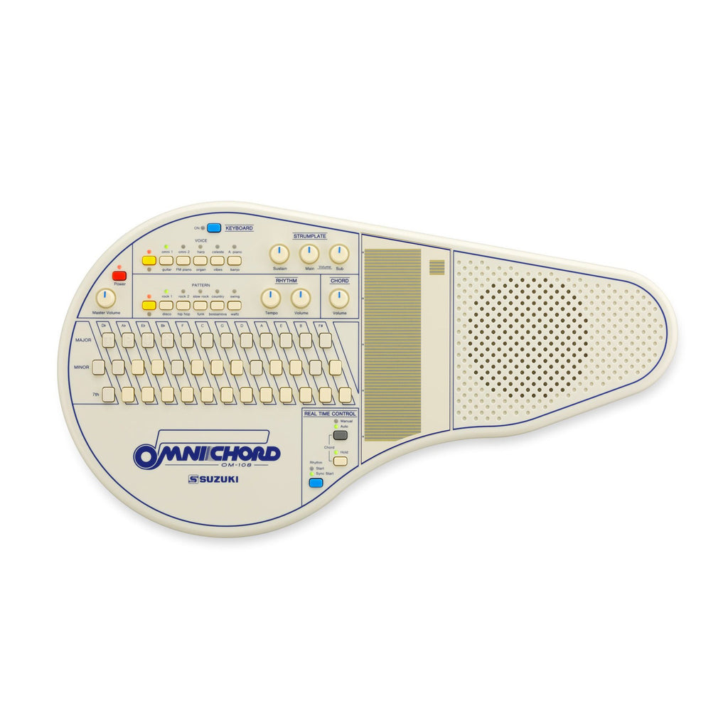 Suzuki OM-108 Omnichord with Automatic Accompaniment, Harp Sensor & MIDI Out