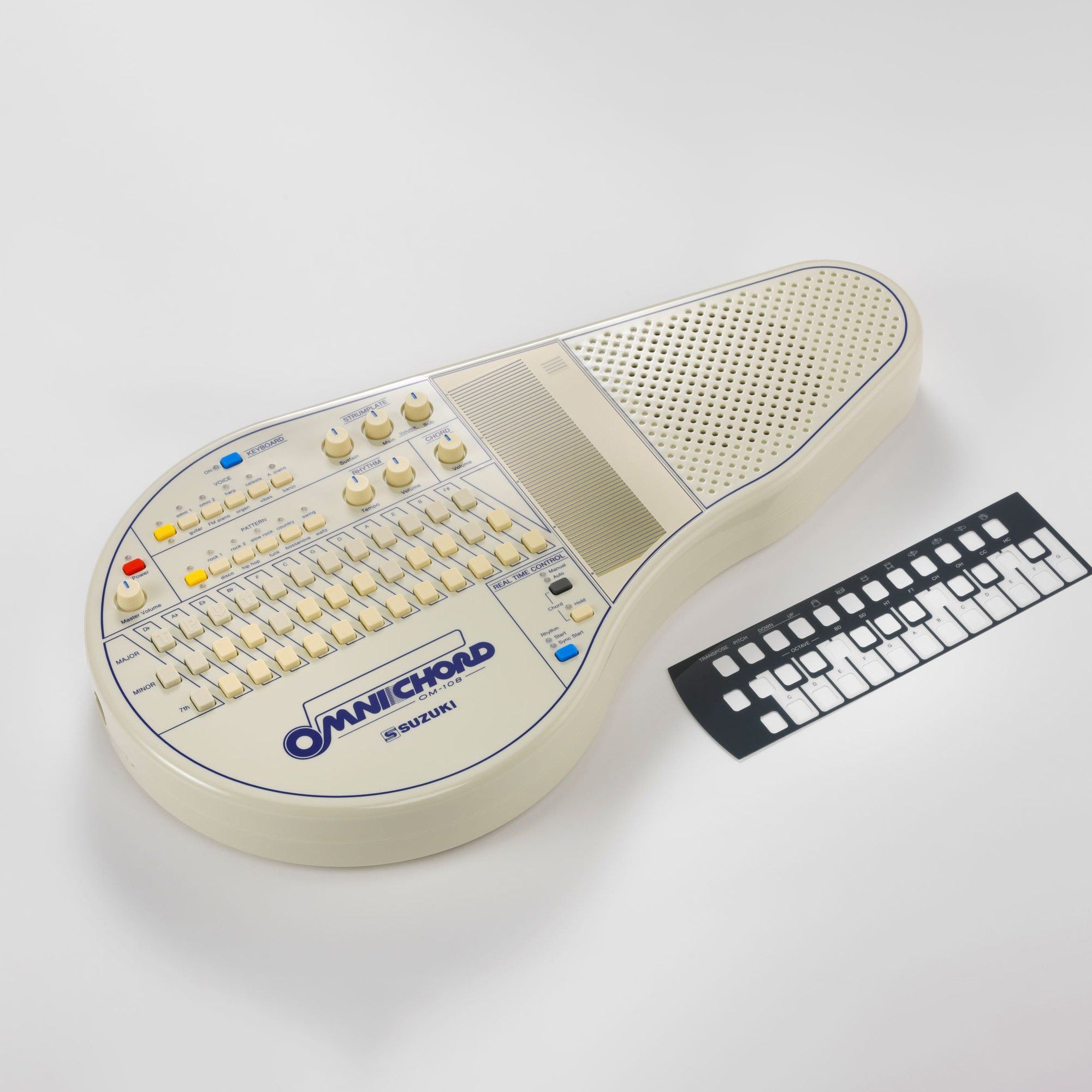 Suzuki OM-108 Omnichord with Automatic Accompaniment, Harp Sensor & MIDI Out