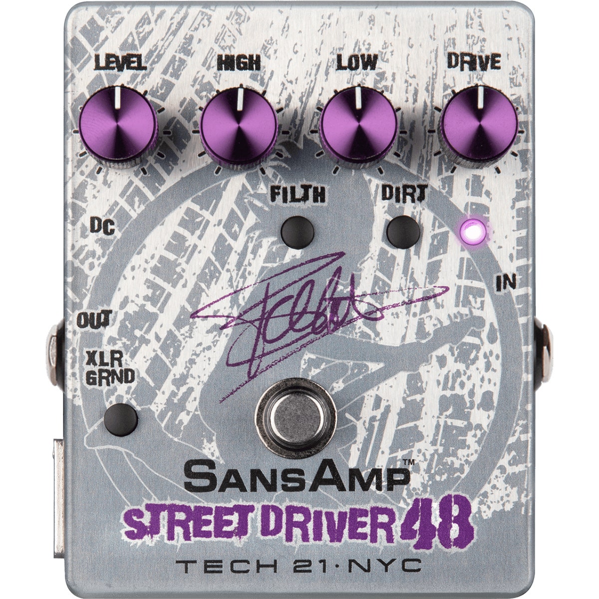 Tech 21 SansAmp Street Driver 48 Frank Bello Signature Bass Preamp / DI Effect Pedal
