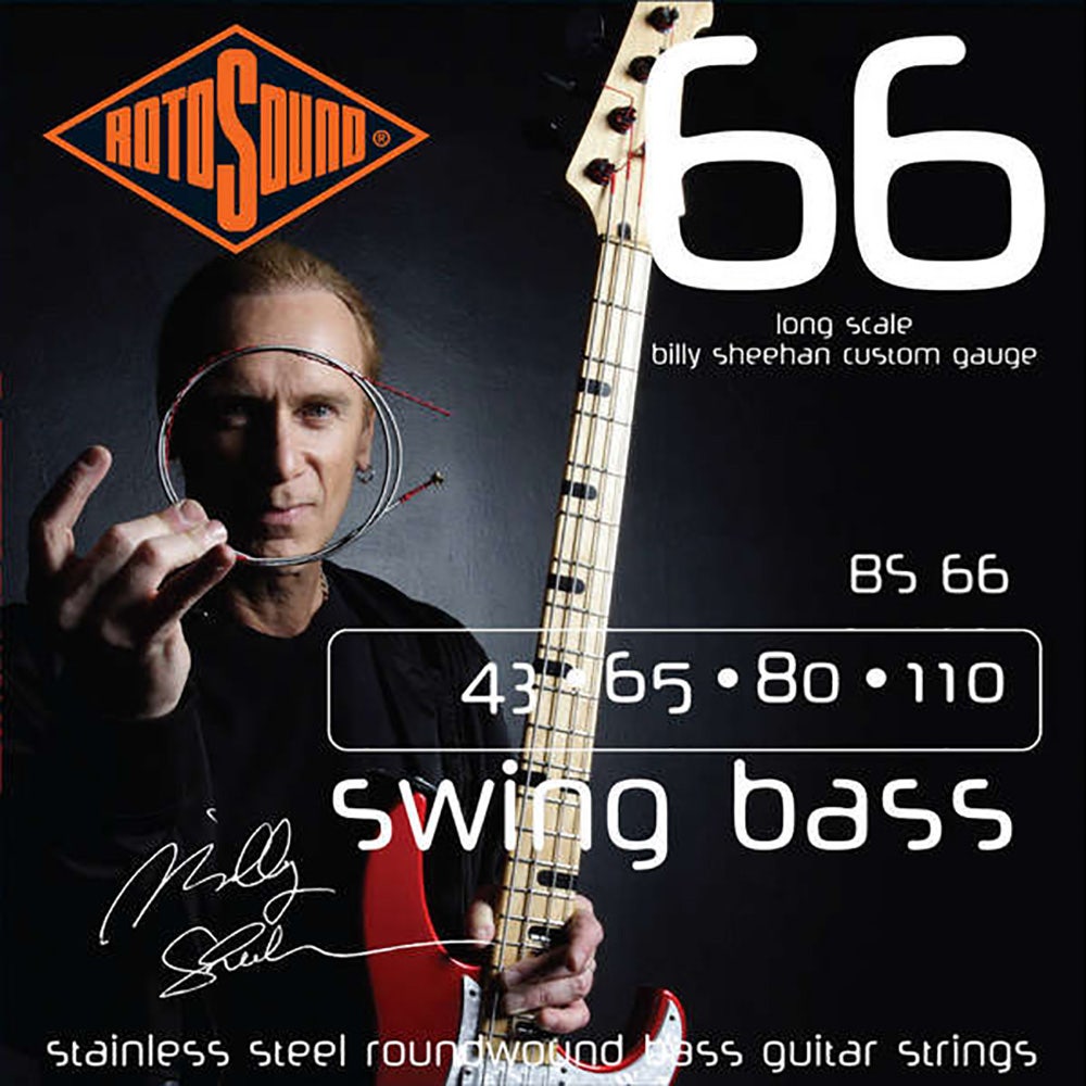 Rotosound BS66 Billy Sheehan Signature Bass Guitar Strings 43-110