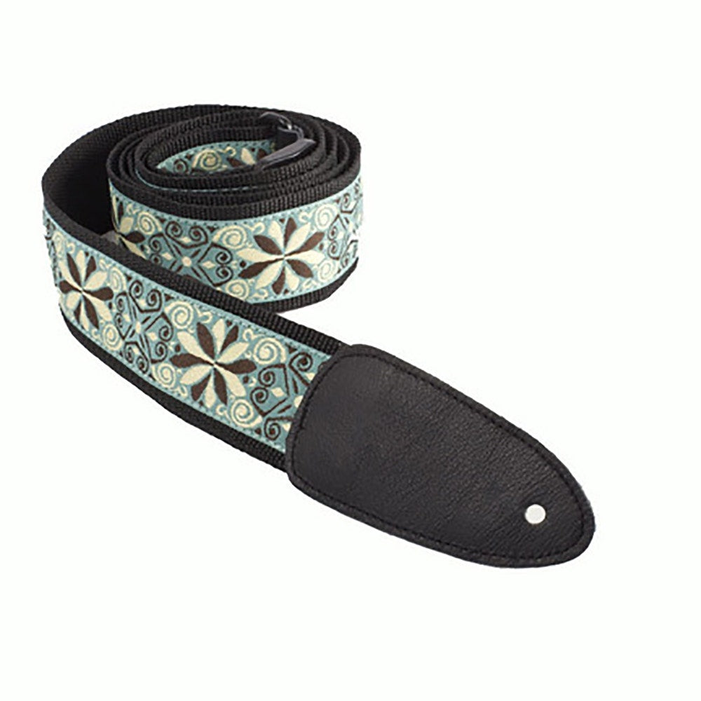 Henry Heller HJQ2-19 2" Signature Woven Jacquard Multi-Color Guitar Strap