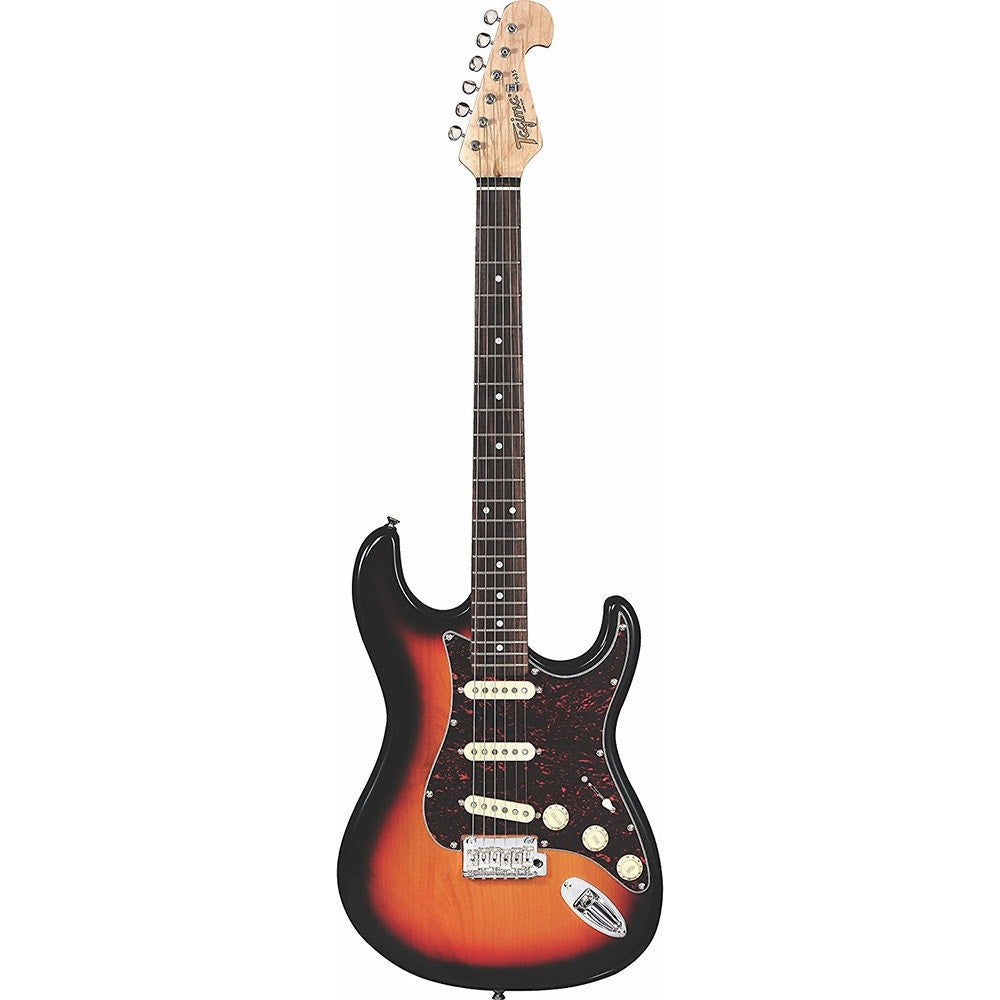 Tagima T-635 Classic Series Strat Style Electric Guitar,  Rosewood Fretboard - Sunburst with Tortoise