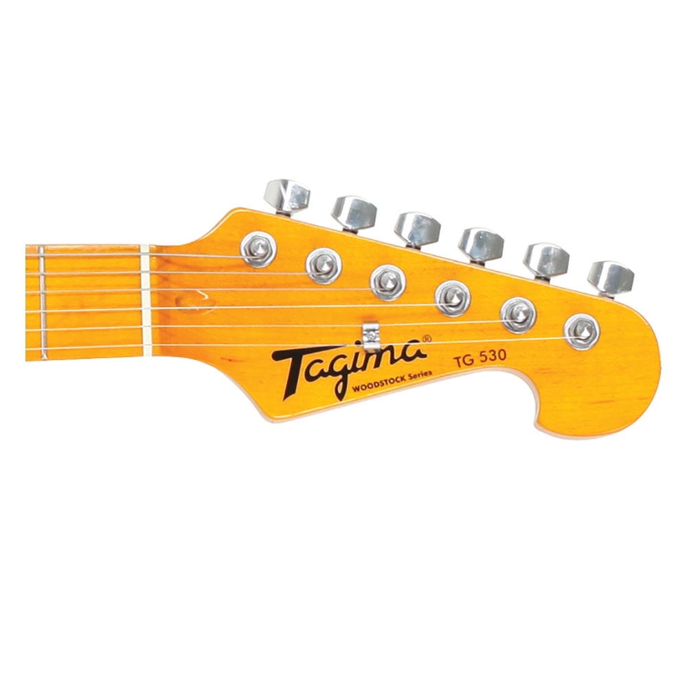 Tagima TG-530 Electric Guitar w/ Tremolo System, SSS Pickups, Black (B-STOCK)