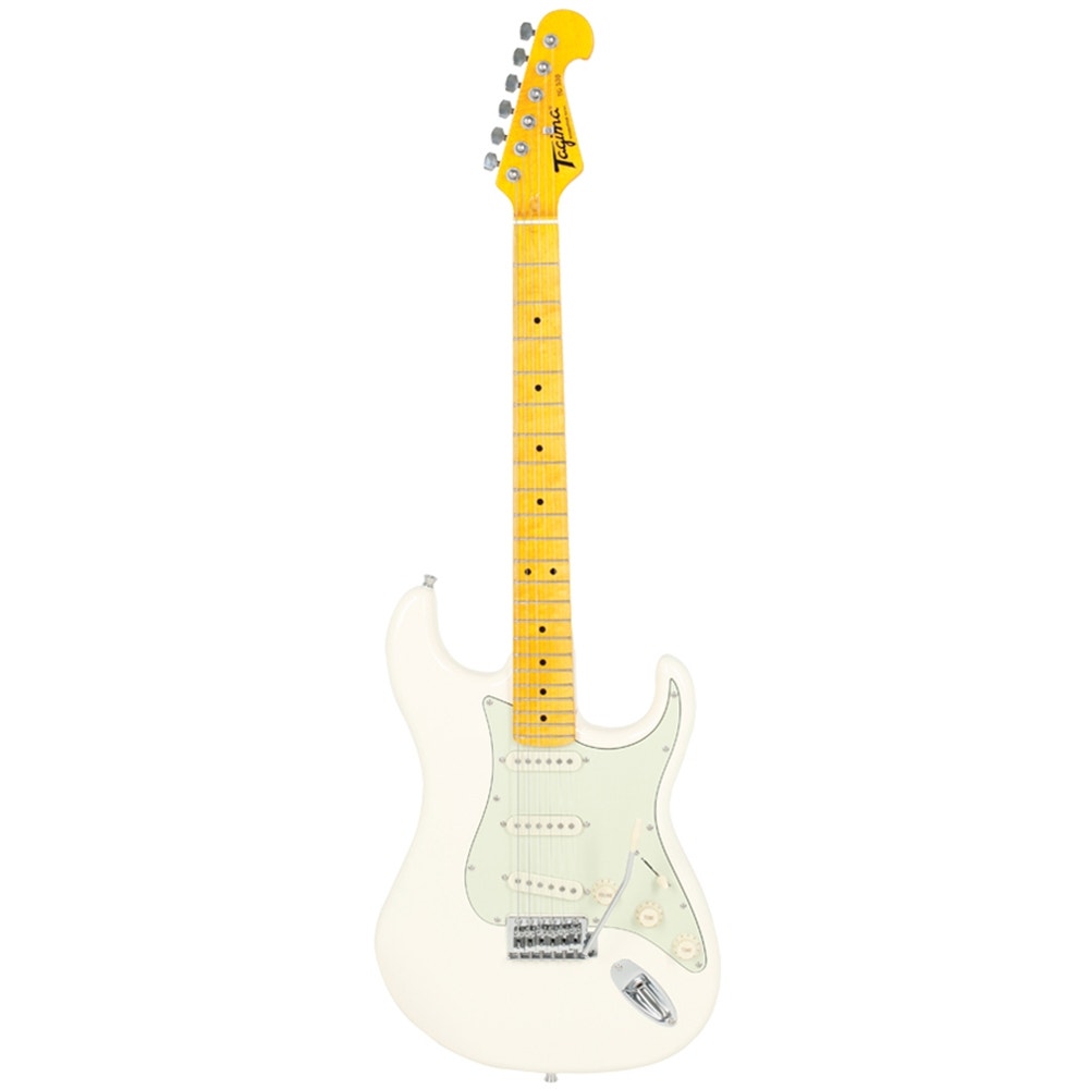 Tagima TG-530 Electric Guitar w/ Tremolo System, SSS Pickups, Vintage White (B-STOCK)