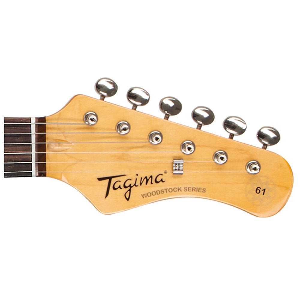 Tagima TW-61 Electric Guitar w/ Tremolo System, P-90 Pickups, Fiesta Red (B-STOCK)