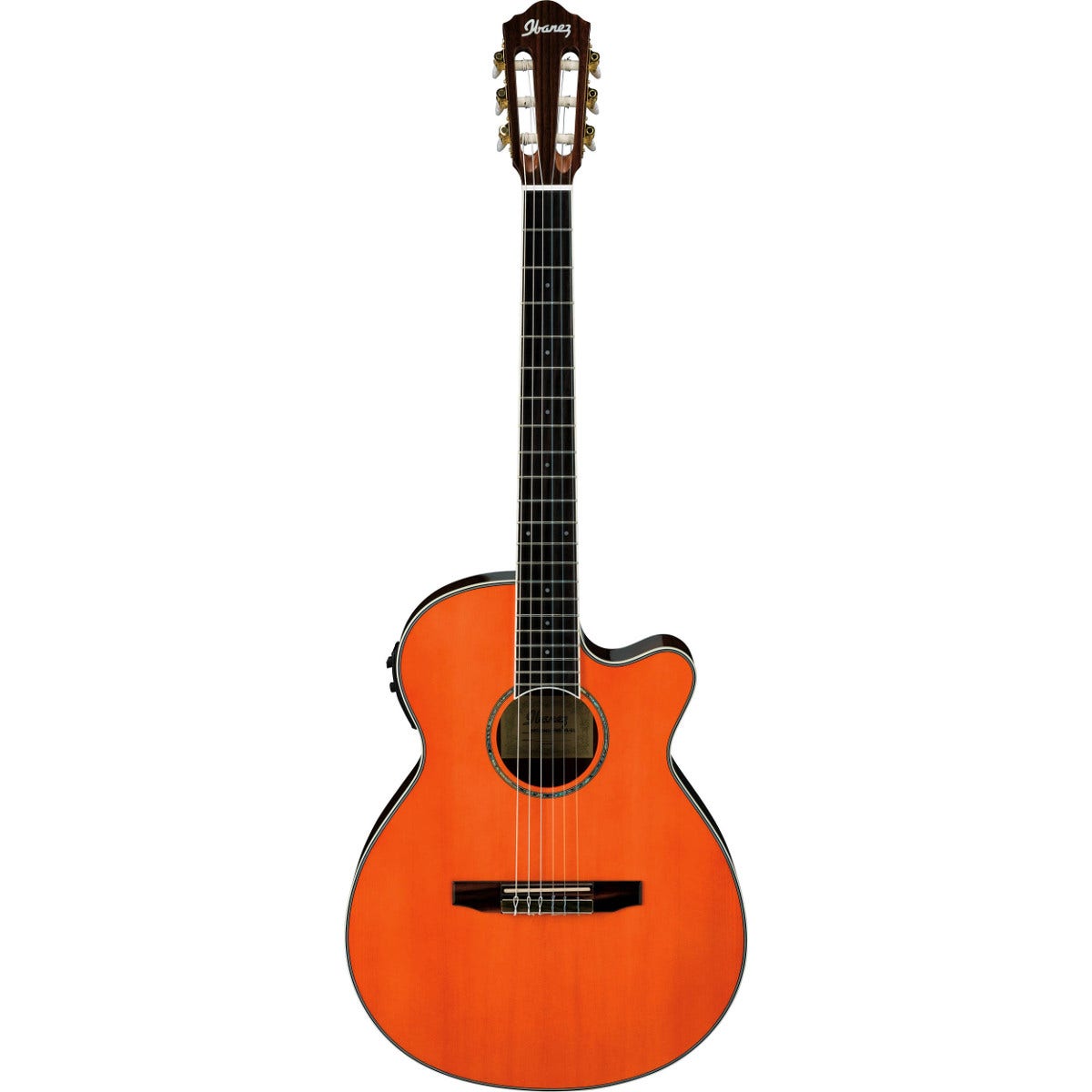 Ibanez AEG10NII Nylon-String Acoustic/Electric Classical Guitar - Tangerine (B-Stock)