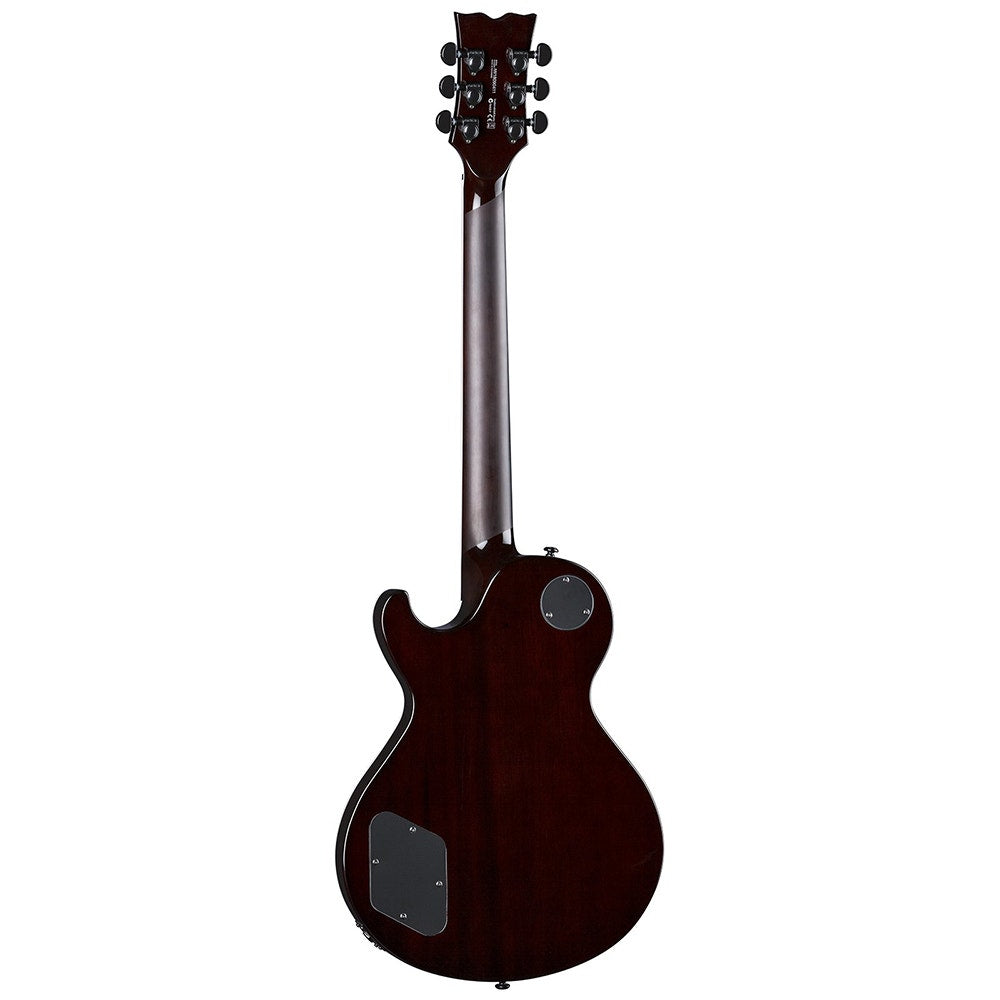 Dean Guitars Thoroughbred Select Quilt Top Electric Guitar, Trans Cherry Suburst