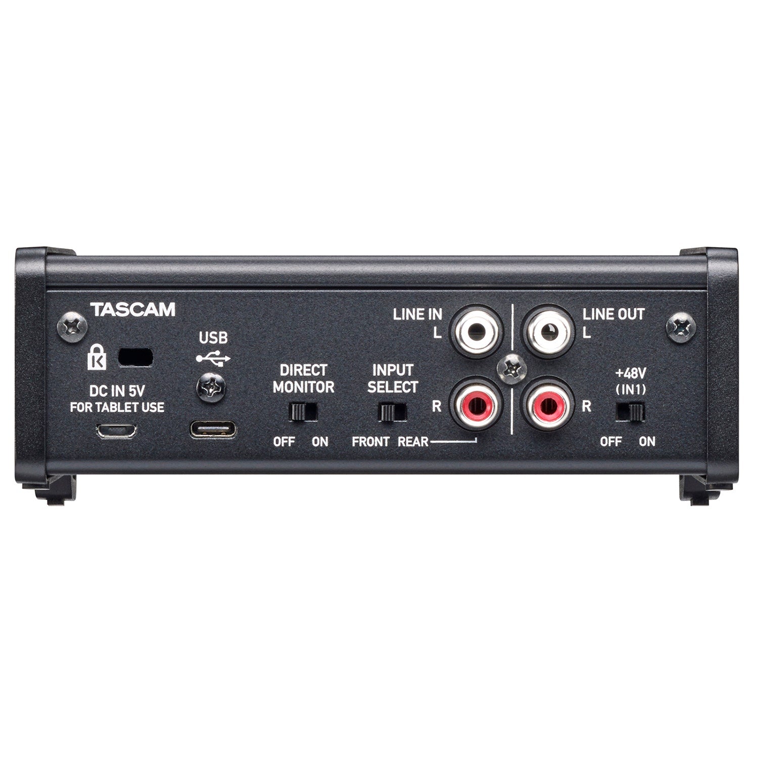 Tascam US-1x2HR 2-In/2-Out USB-C Audio Interface with 1x XLR Input, 1x 1/4" Input
