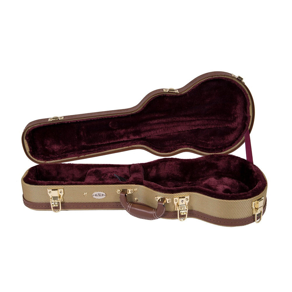 Kala Music Tweed Archtop Ukulele Hardcase for Tenor Ukulele