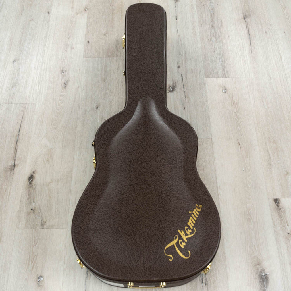 Takamine EF381 DX Acoustic 12-String Electric  Guitar, Rosewood Fretboard, Black