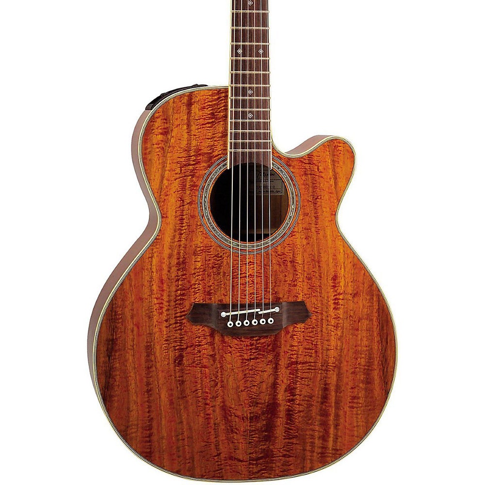 Takamine EF508KC NEX Legacy Figured Koa Acoustic-Electric Guitar with Hard Case (B-STOCK)