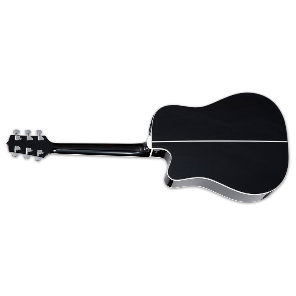 Takamine GD34CE Dreadnought Acoustic-Electric Guitar, Solid Spruce Top, Black