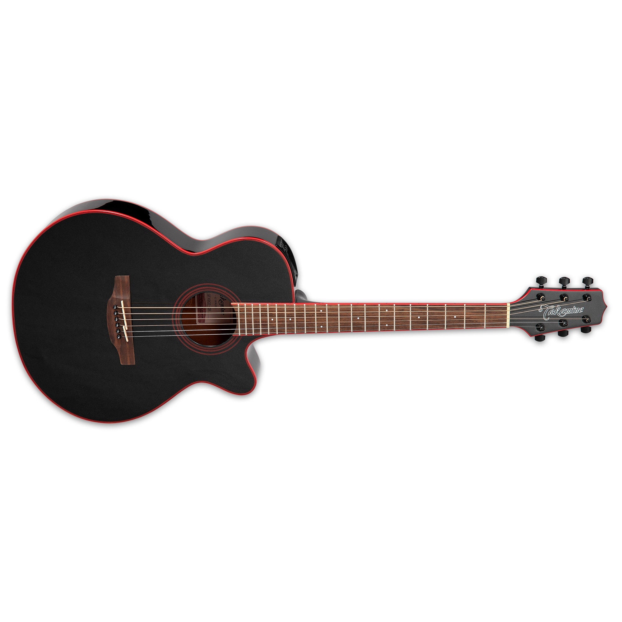 Takamine GF49CE CB FX Cutaway Acoustic-Electric Guitar, Spruce Top, Cosmic Black Sparkle